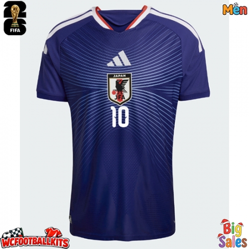 Japan Ritsu Doan #10 Replica Home Stadium Shirt World Cup 2026 Short Sleeve